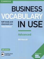 Business Vocabulary in Use Third Edition - MASCULL BILL (ISBN: 9781316628225)