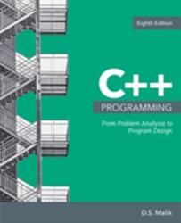 C++ Programming (ISBN: 9781337102087)