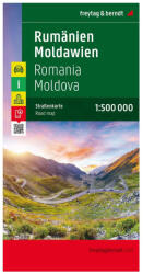 Románia, Moldova autótérképe (2011)