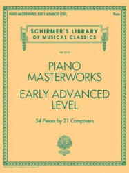 Piano Masterworks - Early Advanced Level: Schirmer's Library of Musical Classics Volume 2112 - Hal Leonard Corp (ISBN: 9781495006913)