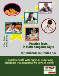 Practice Tests in Math Kangaroo Style for Students in Grades 5-6 - Cleo Borac, Silviu Borac (ISBN: 9781945755019)