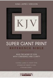 KJV Super Giant Print Bible (ISBN: 9781683070207)