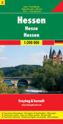 Németország 5 Hessen, 1: 200 000 (2008)
