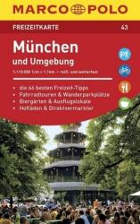 43. München turista térkép 1 : 110 000 Marco Polo, München és környéke turista térkép (ISBN: 9783829743433)