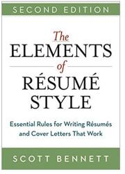 The Elements of Resume Style: Essential Rules for Writing Resumes and Cover Letters That Work (ISBN: 9780814433935)