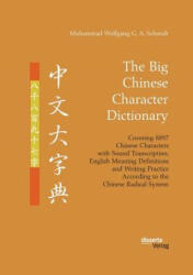 Big Chinese Character Dictionary. Covering 8897 Chinese Characters with Sound Transcription, English Meaning Definitions and Writing Practice Accordin - Muhammad Wolfgang G a Schmidt (ISBN: 9783959354561)