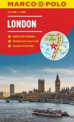 London térkép Marco Polo vízálló 2018 1: 15 000 London várostérkép (ISBN: 9783829759137)