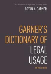 Garner's Dictionary of Legal Usage (2011)
