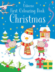 First Colouring Book Christmas , 3 ani+, Usborne (ISBN: 9781474956635)