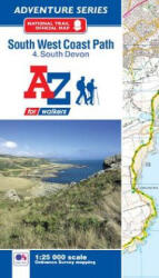 SW Coast Path South Devon Adventure Atlas (ISBN: 9781782571551)