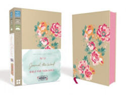NIV, Journal the Word Bible for Teen Girls, Leathersoft over Board, Gold/Floral, Red Letter - Zondervan (ISBN: 9780310447931)