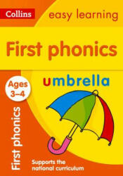 First Phonics Ages 3-4 - Collins Easy Learning (ISBN: 9780008151638)