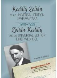 Kodály Zoltán és az Universal Edition levélváltása I. 1918--1929 (2018)