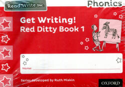 Ruth Miskin: Read Write Inc. Phonics: Get Writing! Red Ditty Books 1-5 Pack of 50 (ISBN: 9780198373919)