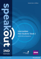 Speakout Intermediate 2nd Edition Flexi Students' Book 2 with MyEnglishLab Pack - J. J. Wilson, Antonia Clare (2016)