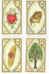 Lenormand Wahrsagekarten - Hildegard Leiding (1998)