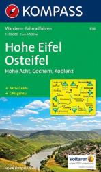 838. Hohe Eifel Osteifel turista térkép Kompass 1: 50 000 (2011)