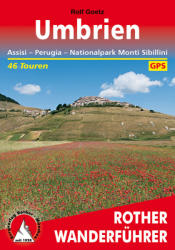 Umbrien - Assisi I Perugia I Nationalpark Monti Sibillini túrakalauz Bergverlag Rother német RO 4324 (2006)