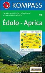 94. Édolo turista térkép Kompass Édolo, Aprica térkép D/I (2011)