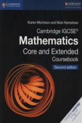 Cambridge IGCSE (R) Mathematics Core and Extended Coursebook - Karen Morrison, Nick Hamshaw (ISBN: 9781108437189)