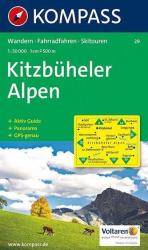 29. Kitzbüheler Alpen turista térkép Kompass 1: 50.000 (2011)