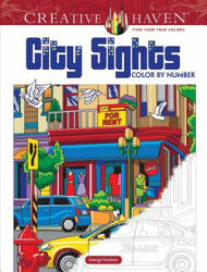 Creative Haven City Sights Color By Number - George Toufexis (ISBN: 9780486822815)