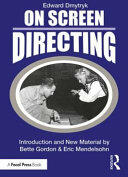On Screen Directing (ISBN: 9781138584426)