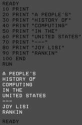 A People's History of Computing in the United States (ISBN: 9780674970977)