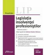 Legislatia insolventei profesionistilor. Indrumar practic - Andreea Teodora Stanescu (ISBN: 9786062711887)