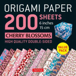 Origami Paper 200 sheets Cherry Blossoms 6 inch (15 cm) - Tuttle Publishing (ISBN: 9780804850315)