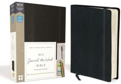 NIV, Journal the Word Bible, Hardcover, Black, Red Letter, Comfort Print - ZONDERVAN (ISBN: 9780310450252)