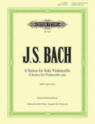 6 Suites for violoncello solo BWV 1007-1012 - transcription for viola solo - Johann Sebastian Bach, Simon Rowland-Jones (ISBN: 9781901507157)