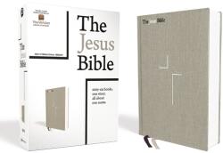 Jesus Bible, NIV Edition, Cloth over Board, Gray Linen, Comfort Print - Zondervan (ISBN: 9780310452195)