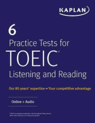 6 Practice Tests for Toeic Listening and Reading: Online + Audio (ISBN: 9781506224411)