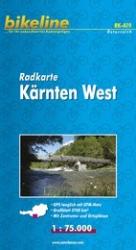 Nyugat-Karintia kerékpáros térkép - Radkarte Kärnten West (2009)