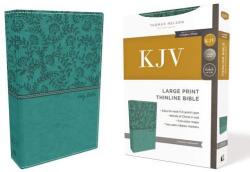 Kjv Thinline Bible Large Print Leathersoft Green Red Letter Edition Comfort Print (ISBN: 9780785225959)