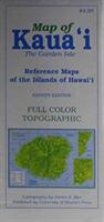 Map of Kaua'i: The Garden Isle (ISBN: 9780824852511)