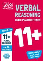 Letts 11+ Success - 11+ Verbal Reasoning Quick Practice Tests Age 9-10 for the Gl Assessment Tests (ISBN: 9781844199129)