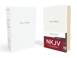 NKJV, Gift and Award Bible, Leather-Look, White, Red Letter, Comfort Print - Thomas Nelson (ISBN: 9780718075163)