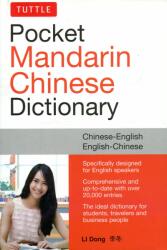 Pocket Mandarin Chinese Dictionary - Tuttle (ISBN: 9780804848459)