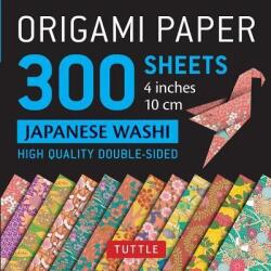 Origami Paper - Japanese Washi Patterns- 4 inch (10cm) 300 sheets - Tuttle Publishing (ISBN: 9780804849227)