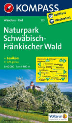 773. Naturpark SchwäbischFränkischer Wald, 1: 40 000 turista térkép Kompass (2011)