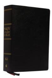 NKJV Study Bible, Premium Bonded Leather, Black, Comfort Print (ISBN: 9780785220480)