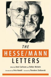Hesse-Mann Letters - Hermann Hesse, Thomas Mann (ISBN: 9781934978863)