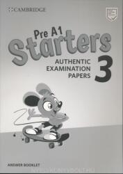 Pre A1 Starters 3 Answer Booklet - neuvedený autor (ISBN: 9781108465175)