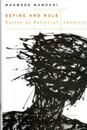 Define and Rule: Native as Political Identity (ISBN: 9780674050525)