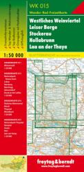 WK 015 Westliches Weinviertel, Leiser Berge, Stockerau, Hollabrunn, Laa a. d. Thaya turistatérkép 1: 50 000 (2005)