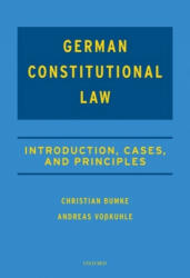 German Constitutional Law - CHRISTIAN; VO BUMKE (ISBN: 9780198808091)