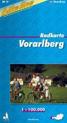 Vorarlberg kerékpáros térkép (2000)
