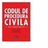 Codul de procedura civila. Cu modificarile aduse prin Legea nr. 310/2018. Editia a 5-a actualizata la 5 februarie 2019 - Evelina Oprina, Dragos Bogdan, Cristian Paul Lospa (ISBN: 9786068794846)